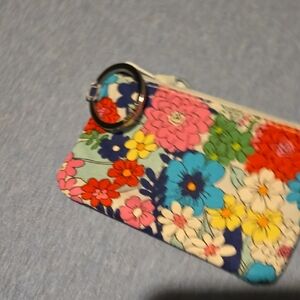 Vera Bradley Coin Purse ID Holder- Far Out Floral